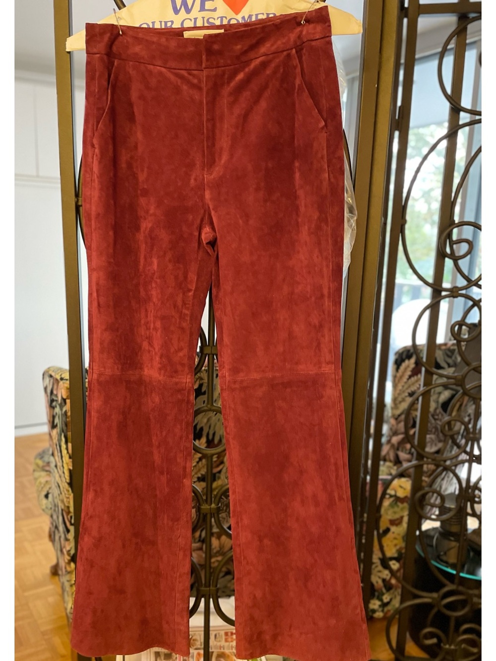 NWOT Anthropology Suede Pants